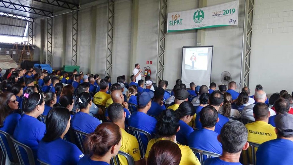 16ª SIPAT - Semana Interna de Prevenção de Acidentes do Trabalho.