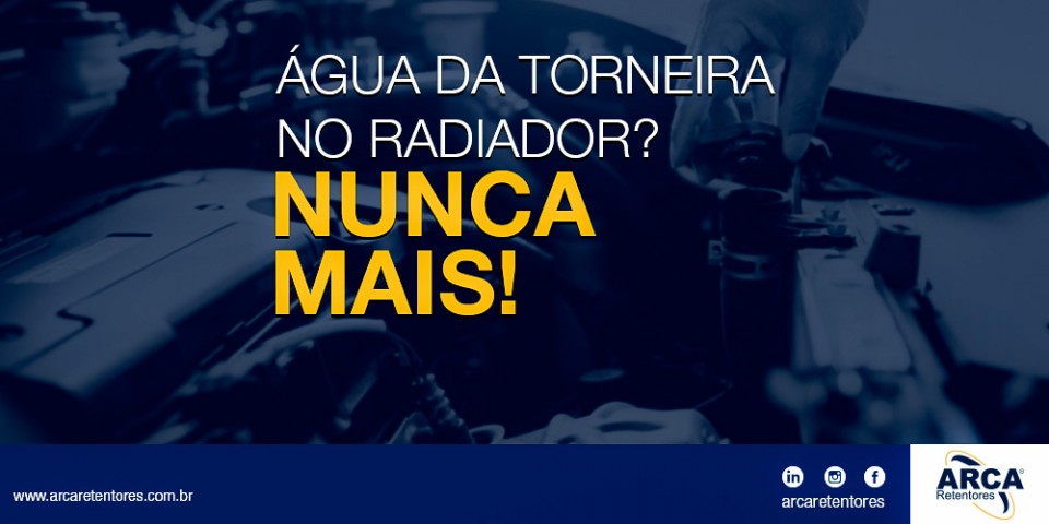 Água da torneira no radiador? NUNCA MAIS!