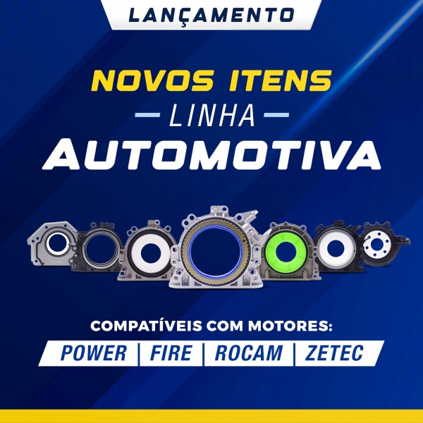 Conheça os novos Retentores Flangeados da Linha Automotiva