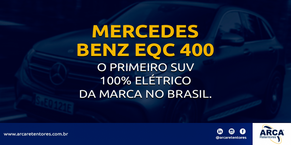 EQC 400 - O primeiro SUV 100% elétrico da Mercedes.