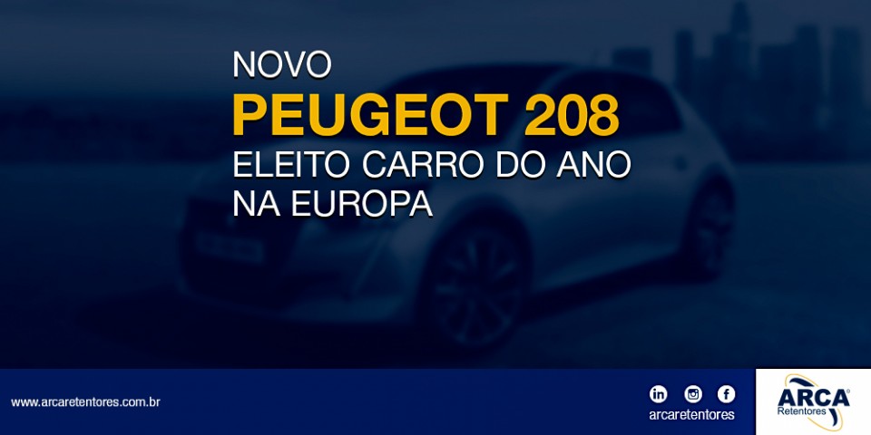 Novo Peugeot 208, eleito o carro do ano na Europa.