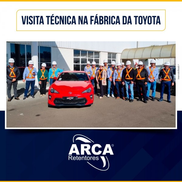 Visita técnica na fábrica da Toyota, em Sorocaba-SP