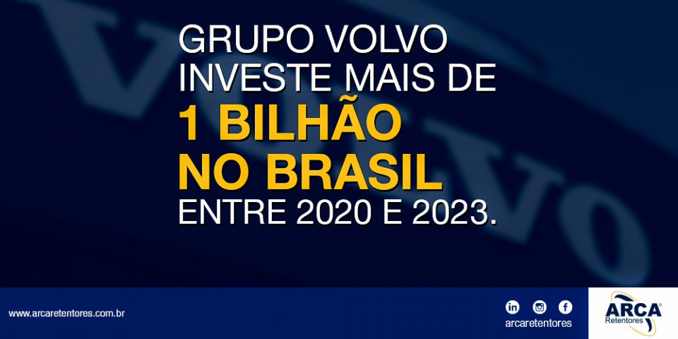 Volvo investirá mais de 1 BILHÃO no Brasil.